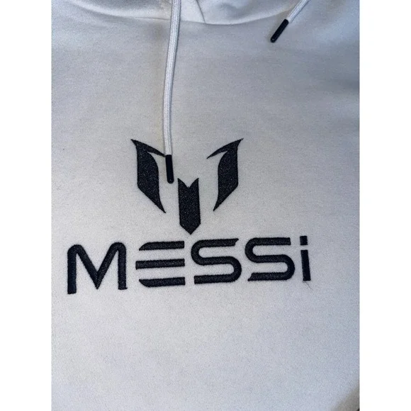 MESSI Collection Lionel Messi Men's Size XXL White Hoodie And T-Shirt Bundle NWT